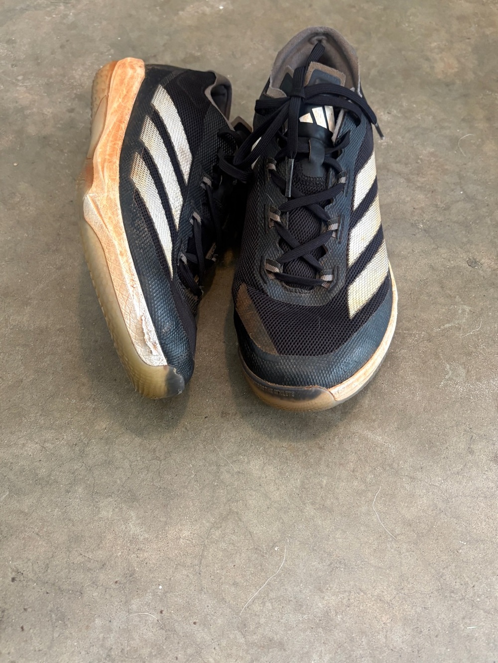 adidas Black and White Men's Athletic Sneakers